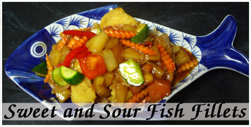 Sweet and Sour Fish Fillets (Pla Sarm Rod) - Click Image to Close
